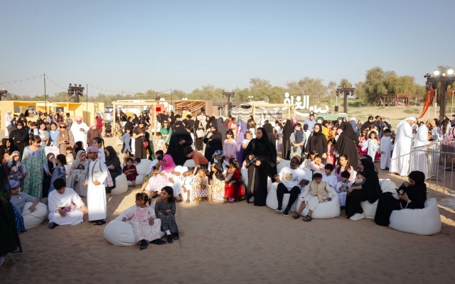 الصورة: الصورة: 134 ألف زائر لمهرجان «بين الغاف» في حديقة مشرف