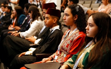 الصورة: الصورة: احتفاء بخريجي «الدبلوم المهني للبرلمان العربي للطفل- المستوى المتقدم»