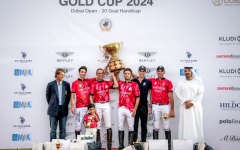 الصورة: الصورة: «الحبتور» بطل كأس «بنتلي الإمارات» مسك ختام ذهبية البولو