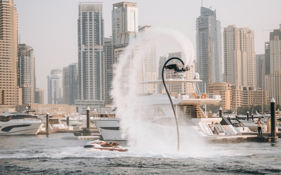 الصورة: الصورة: أنشطة وفعاليات متنوعة في معرض دبي العالمي للقوارب 2024