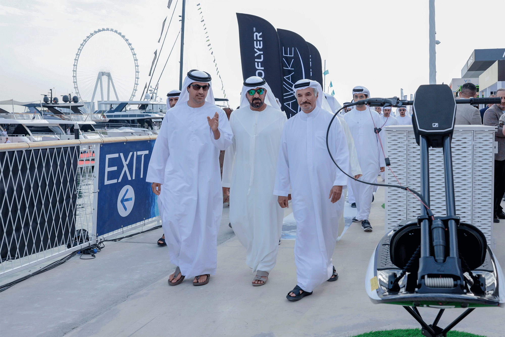 أحمد بن سعيد يفتتح الدورة الثلاثين من معرض دبي العالمي للقوارب