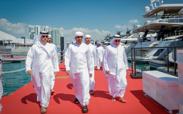 الصورة: الصورة: حمدان بن محمد: معرض دبي العالمي للقوارب يعكس إرث دبي البحري العريق