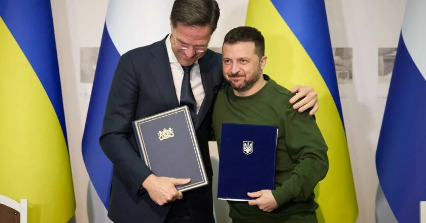 أوكرانيا توقع اتفاقاً أمنياً مع هولندا