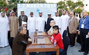 الصورة: الصورة: اليوناني غريفاس ينفرد بصدارة اليوم الأول لـ«دولية الشارقة للشطرنج»