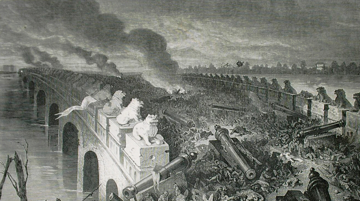 الصورة : 1857 نشوب حرب الأفيون الثانية، حينما بدأت بريطانيا وفرنسا الحرب على الصين