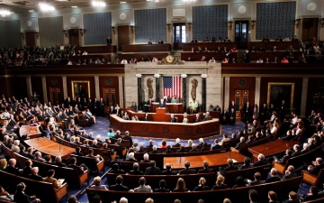 الصورة: الصورة: زعماء الكونغرس يعلنون اتفاقاً لتمويل جزء من ميزانية الدولة