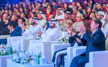 الصورة: الصورة: محمد الشرقي يشهد حفل توزيع جوائز "دولية الفجيرة للبيانو" ويكرم الفائزين