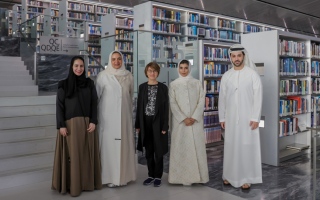 الصورة: الصورة: «بيت الحكمة» يستكشف آفاق التعاون مع مكتبة قطر الوطنية