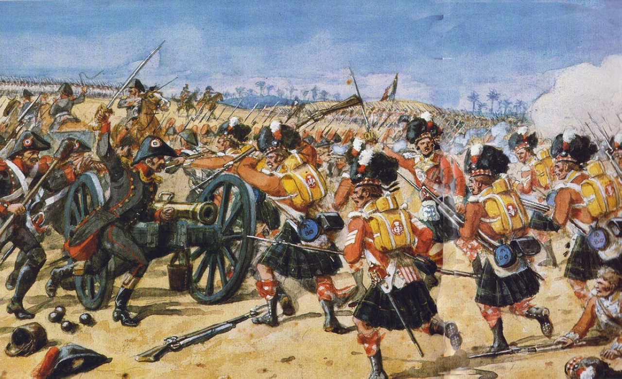 الصورة : 1801 نشوب معركة أبو قير الثانية في مدينة الإسكندرية بين القوات البريطانية والفرنسية.