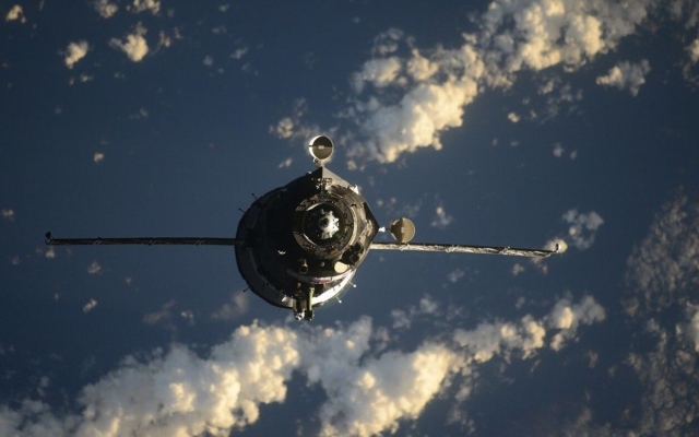 الصورة: الصورة: إلغاء إطلاق سفينة الفضاء الروسية سويوز قبل ثوان من تنفيذه