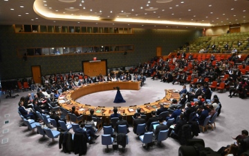 الصورة: الصورة: الإمارات ترحب بقرار مجلس الأمن وقف إطلاق النار في غزة