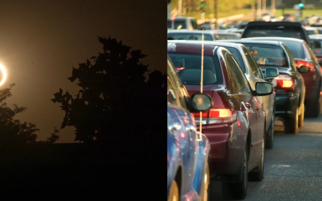 الصورة: الصورة: ما علاقة زيادة حوادث السيارات بكسوف أمريكا الشمالية العظيم؟