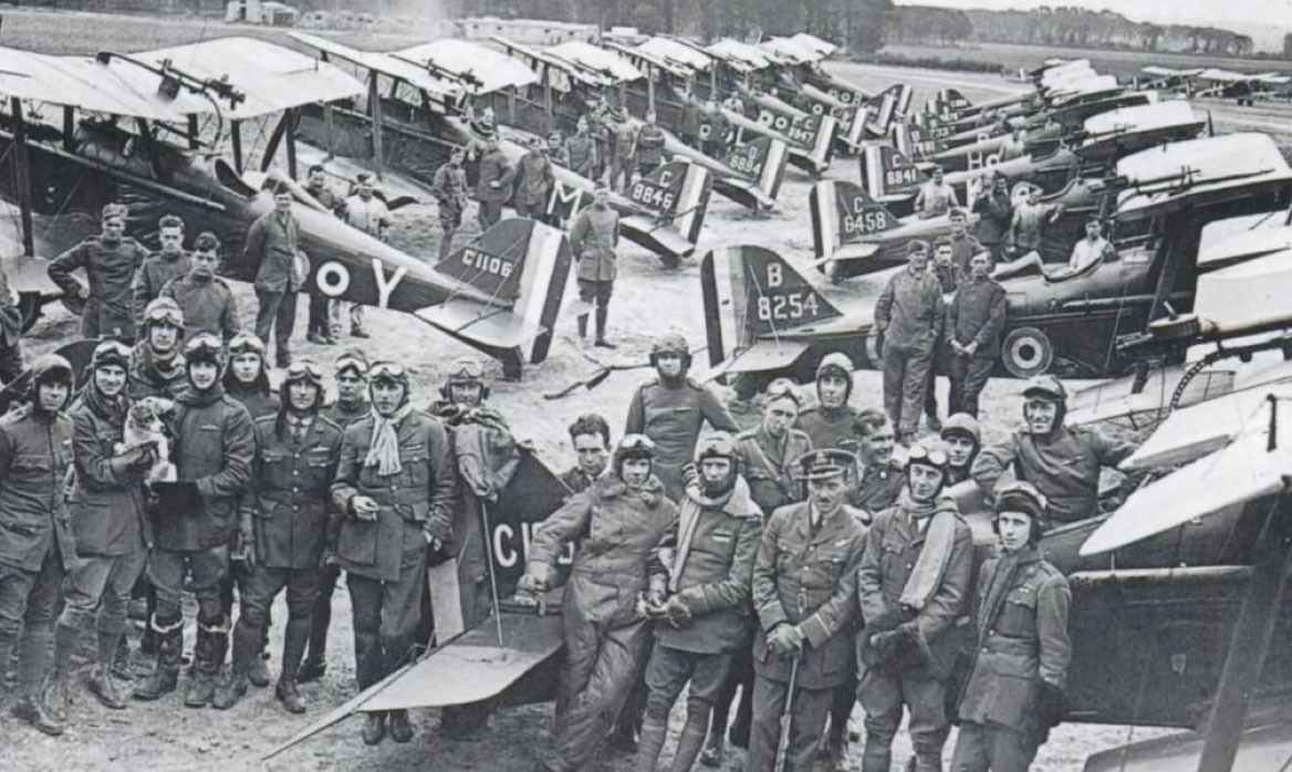 الصورة : 1918 تأسيس سلاح الجو الملكي البريطاني، الذي بات يستخدم منذ 2008 نحو 850 طائرة.