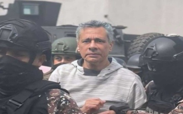 الصورة: الصورة: نائب الرئيس الإكوادوري السابق خورخي غلاس مضرب عن الطعام