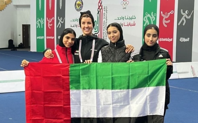 الصورة: الصورة: 18 ميدالية لتايكواندو الإمارات في اليوم الأول لدورة الألعاب الخليجية للشباب