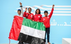 الصورة: الصورة: الإمارات تتصدر ترتيب "الألعاب الخليجية للشباب" بـ37 ميدالية ملونة