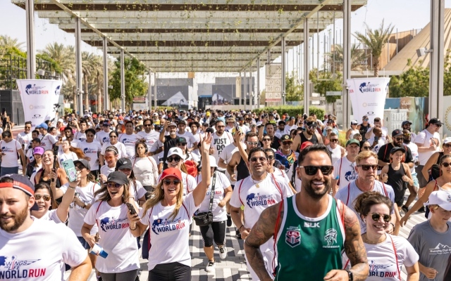 الصورة: الصورة: مدينة إكسبو دبي تستضيف سباق «وينغز فور لايف» العالمي 5 مايو