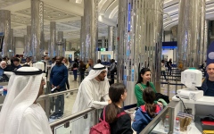 الصورة: الصورة: "إقامة دبي" تنجز إجراءات أكثر من 400 ألف مسافر في ظِلّ الظروف الجوية الطارئة