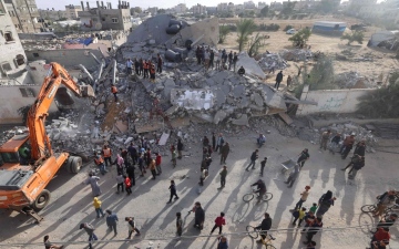 الصورة: الصورة: نتانياهو يتوعد غزة بـ«ضربات مؤلمة»