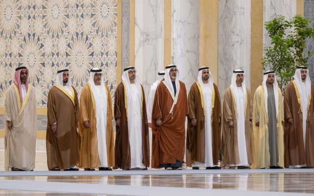 الصورة: الصورة: رئيس الدولة: حريصون على استثمار الفرص المتاحة لتطوير علاقات الإمارات وعمان ودفعها إلى الأمام