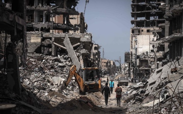 الصورة: الصورة: بعد أكثر من مئتي يوم .. لا مؤشرات على إمكانية توقف في الحرب في غزة