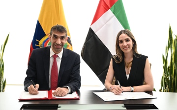 الصورة: الصورة: الإمارات والإكوادور توقعان بيان نوايا مشتركاً لبدء مفاوضات حول اتفاقية شراكة اقتصادية شاملة