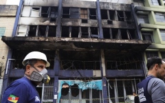 الصورة: الصورة: مصرع 10 أشخاص في حريق بفندق جنوب البرازيل