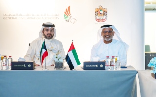 الإمارات والكويت تبحثان تعزيز أطر التعاون المشترك في الطيران المدني