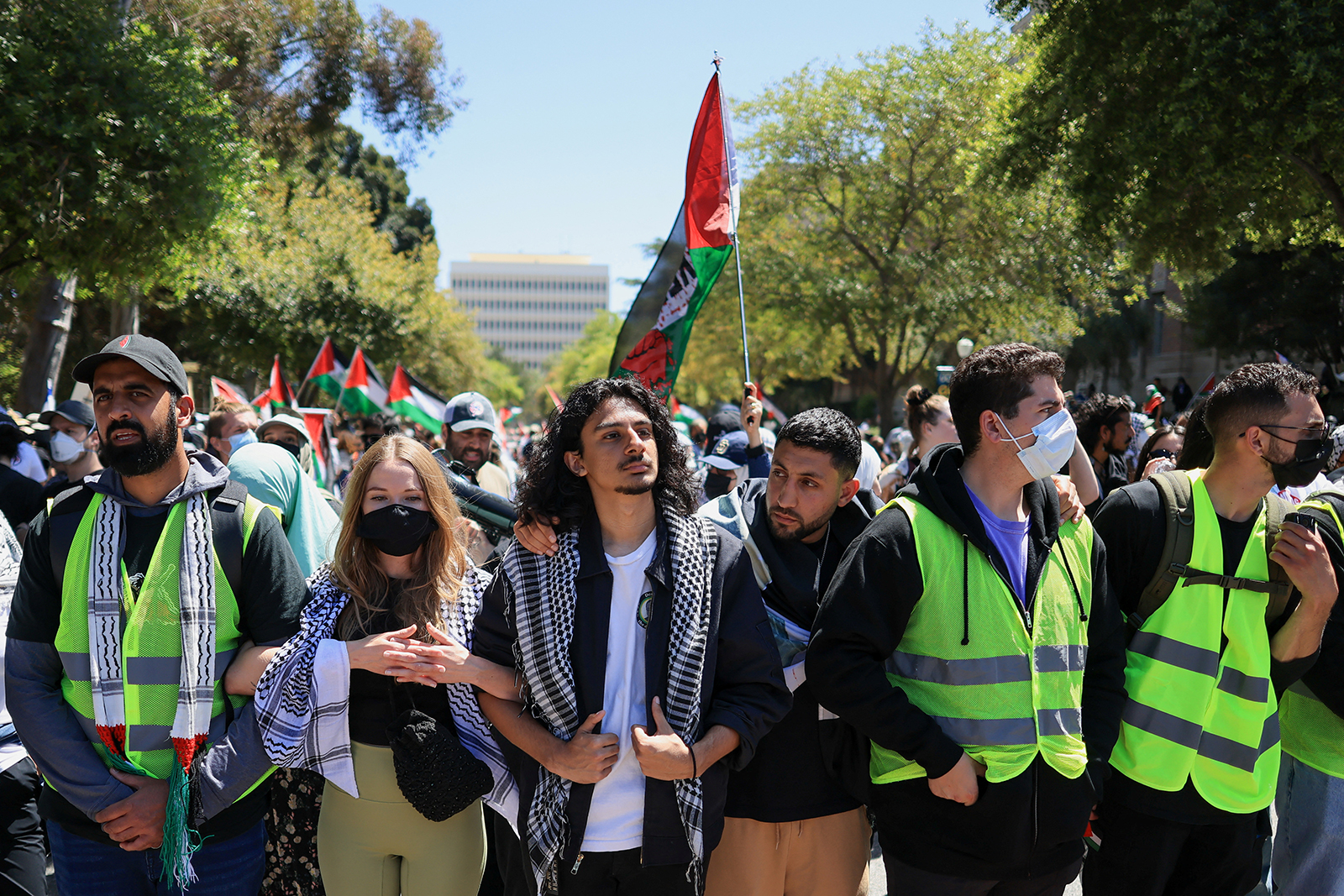 استمرار الاحتجاجات المؤيدة للفلسطينيين في الجامعات الأمريكية