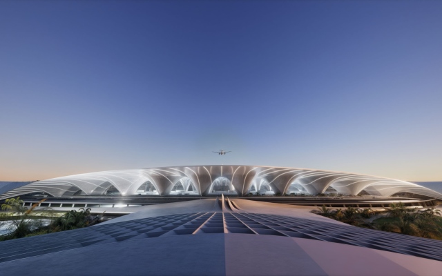 الصورة: الصورة: مطارات دبي: تجربة سفر استثنائية و210 بوابات بنهاية المرحلة الأولى من توسعة مطار آل مكتوم