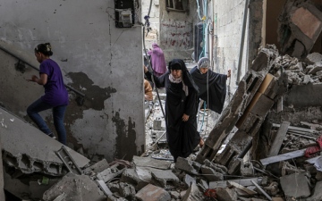 الصورة: الصورة: انتعاش الآمال بالتوصل إلى هدنة في غزة بعد نحو سبعة أشهر من الحرب
