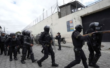 الصورة: الصورة: رئيس الإكوادور يعلن حالة الطوارئ في خمس مقاطعات لمواجهة عنف العصابات