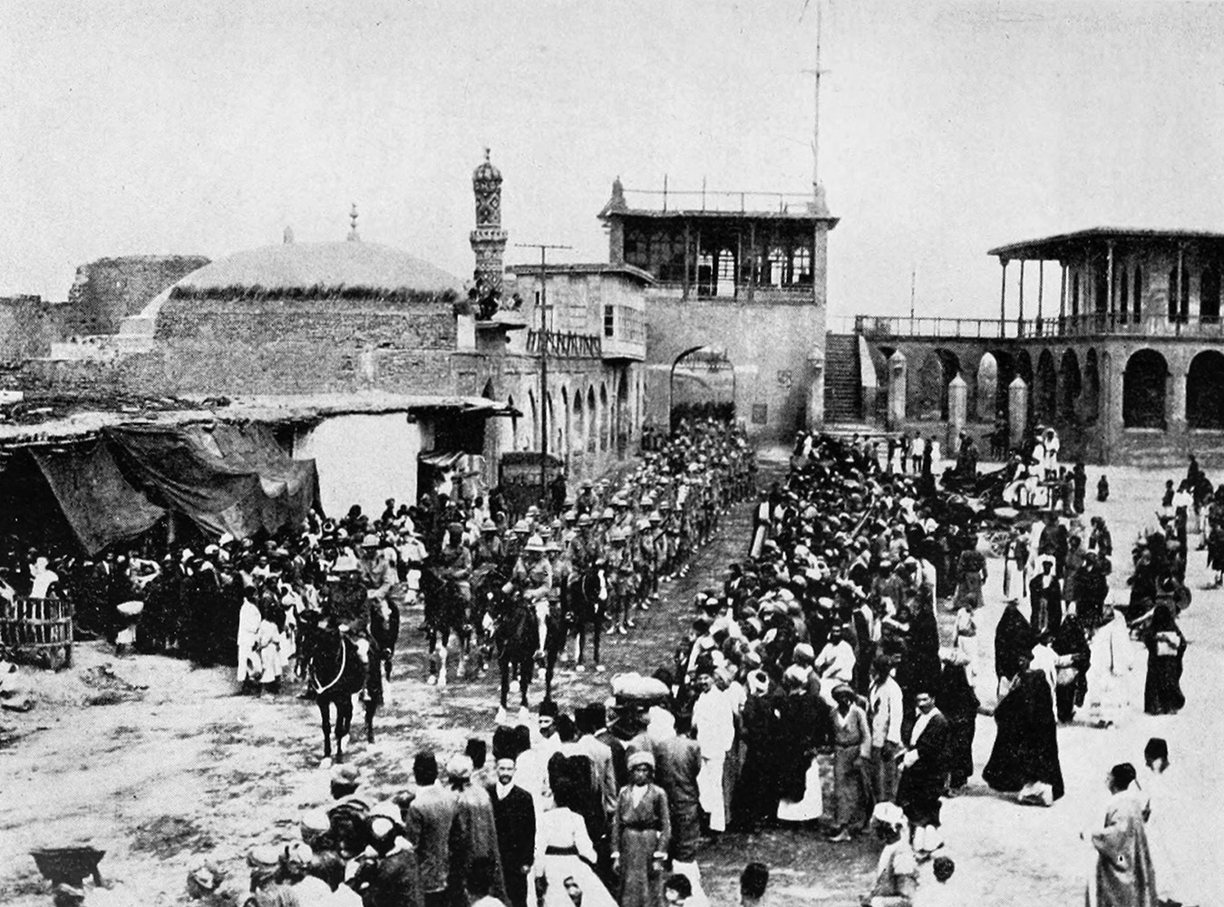 الصورة : 1920 المملكة المتحدة تعلن الانتداب على العراق.
