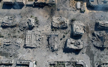 الصورة: الصورة: الأمم المتحدة:  العالم لم يشهد دماراً منذ الحرب العالمية الثانية مثل ما يحدث في غزة