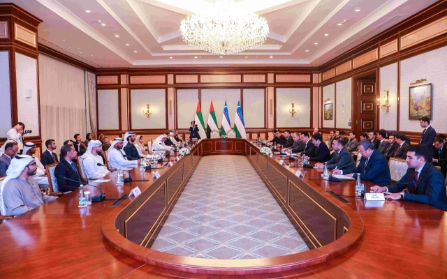 الصورة: الصورة: الإمارات وأوزبكستان تتفقان على تنمية الشراكة في الاقتصاد الجديد