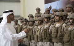 الصورة: الصورة: رئيس الدولة: قواتنا المسلحة ستبقى درعاً للوطن وركيزة من ركائز تقدمه