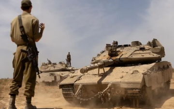 الصورة: الصورة: الجيش الإسرائيلي: عملية الإخلاء من شرق رفح تشمل نحو 100 ألف شخص