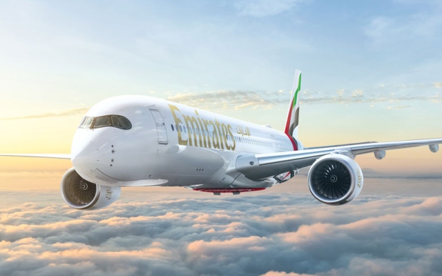 الصورة: الصورة: طيران الإمارات تكشف عن أول 9 وجهات لشبكة طائرتها الجديدة A350