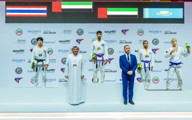 الصورة: الصورة: 59 ميدالية لأبطال الإمارات بـ «آسيوية الجوجيتسو» في أبوظبي