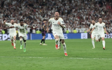 الصورة: الصورة: "بطل غير متوقع" يقود ريال مدريد إلى نهائي دوري الأبطال