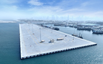 الصورة: الصورة: موانئ دبي العالمية تنجز توسعة رئيسية في ميناء الحمرية