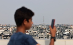 الصورة: الصورة: شركة الاتصالات الفلسطينية: انقطاع خدمات الإنترنت في مناطق جنوب قطاع غزة