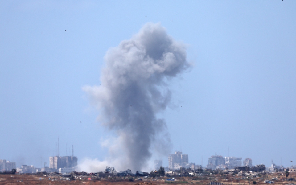 الصورة: الصورة: 35 ألفاً و34 قتيلاً حصيلة القصف الإسرائيلي على غزة