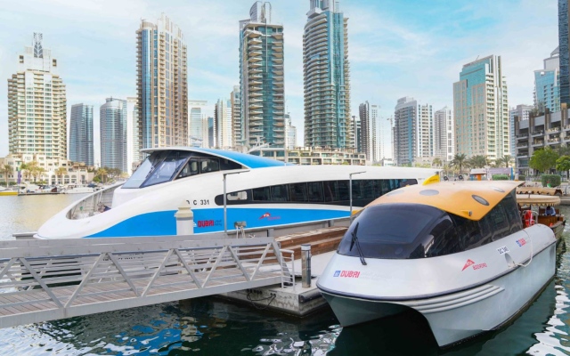 الصورة: الصورة: "طرق دبي" تبدأ تشغيل الشبكة لموسمية لخدمات النقل البحري