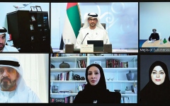 الصورة: الصورة: بحث العلاقات البرلمانية بين الإمارات وتركمانستان