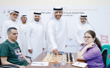 الصورة: الصورة: منافسات مثيرة في افتتاح الشارقة ماسترز للشطرنج