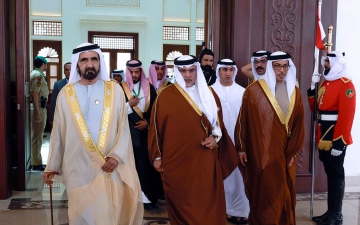 الصورة: الصورة: محمد بن راشد يشارك في القمة العربية الثالثة والثلاثين في العاصمة البحرينية المنامة