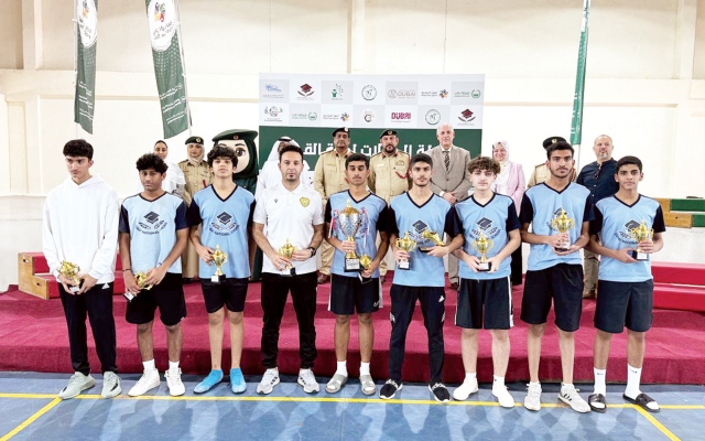 الصورة: الصورة: الروح الإيجابية بشرطة دبي تختتم بطولة كرة الصالات للمدارس الخاصة