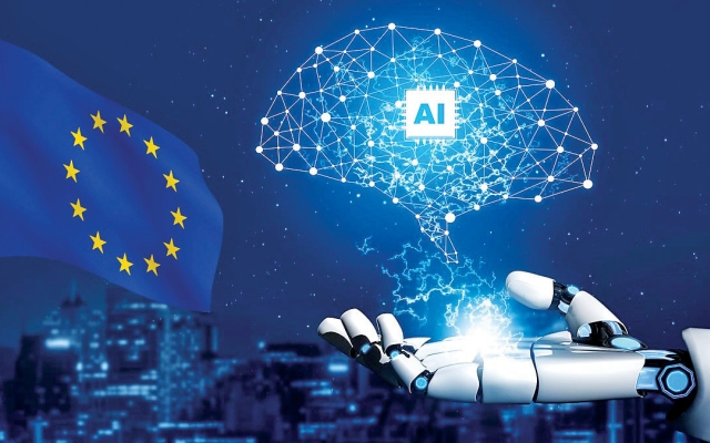 الصورة: الصورة: الاتحاد الأوروبي يوافق على «قانون الذكاء الاصطناعي» التاريخي