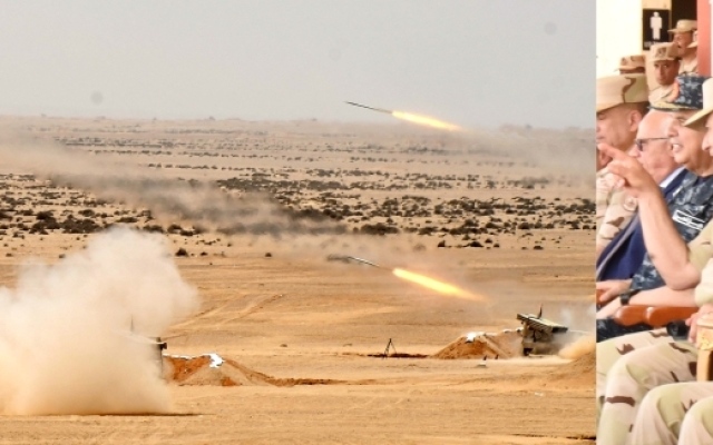 الصورة: الصورة: وزير الدفاع المصري: القوات المسلحة قادرة على مجابهة أي تحديات تُفرض عليها
